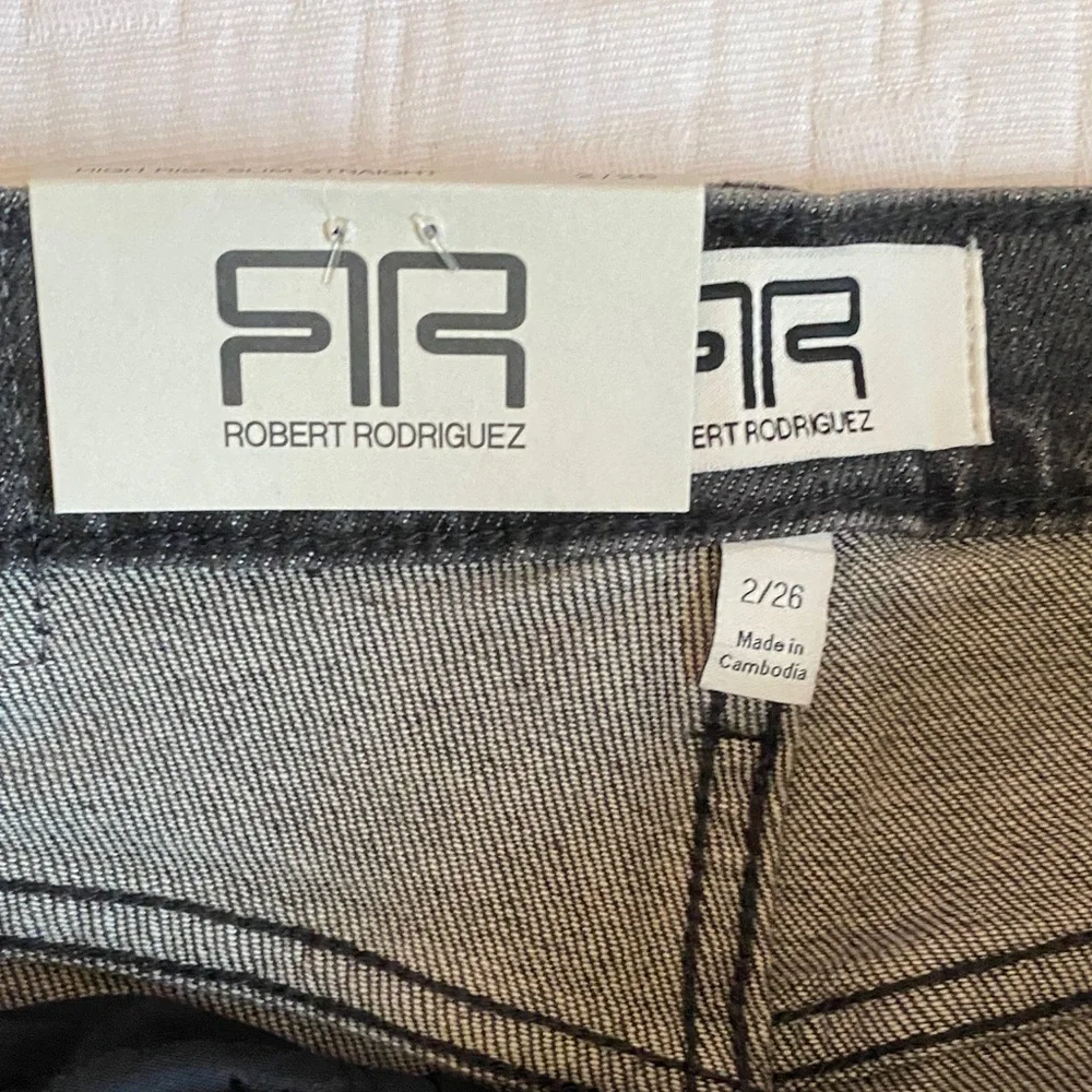 ROBERTO RODRÍGUEZ  Women's Straight-Leg Black Jeans
